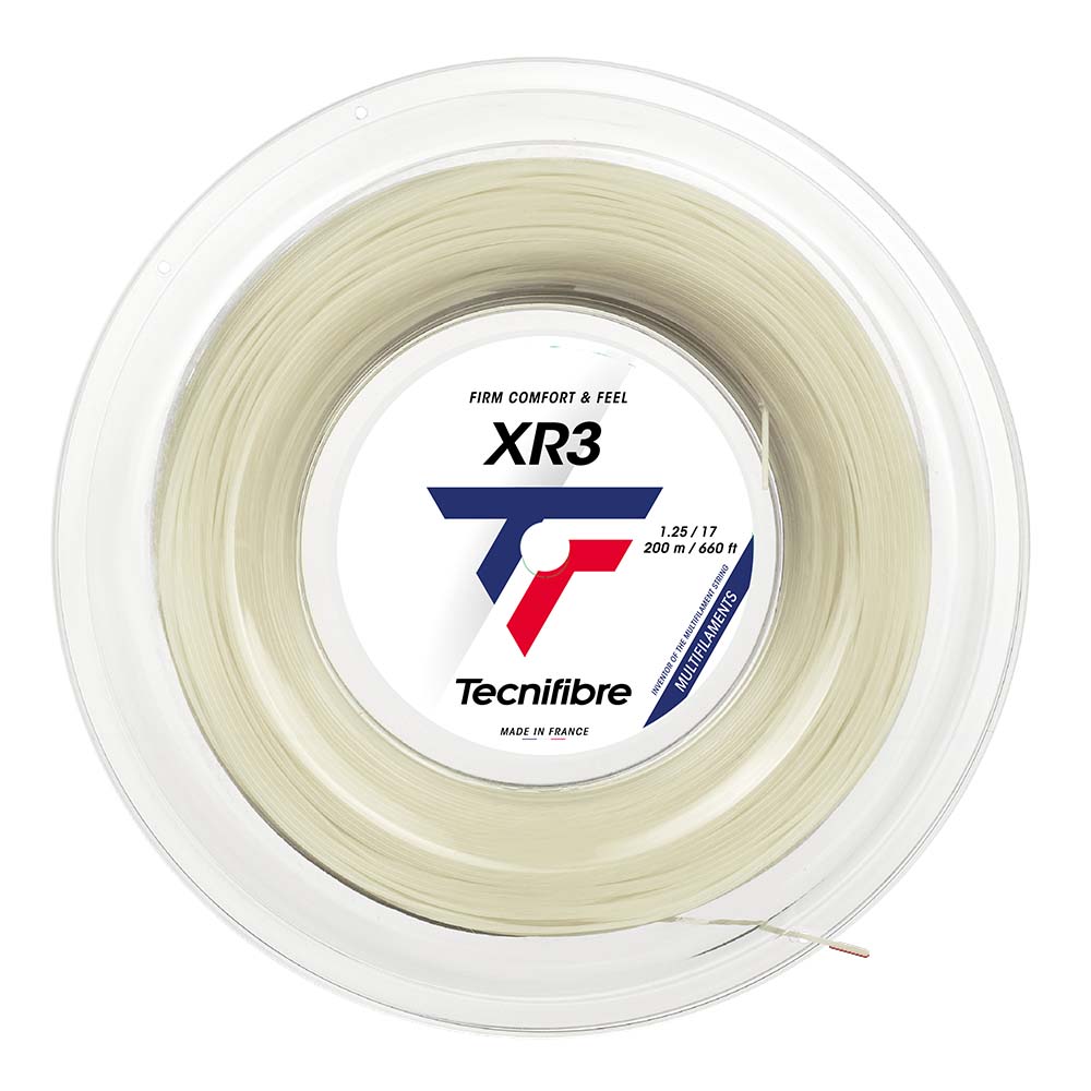 tecnifibre-xr3-beige-bobina-cordaggio-tennis image 1