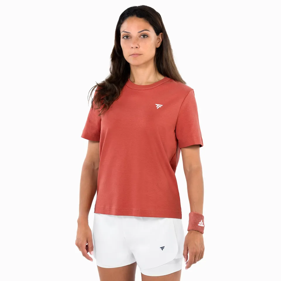 tecnifibre-graphic-tee-terracotta-t-shirt-donna image 1