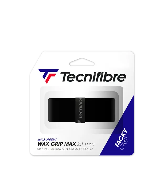tecnifibre-wax-max-grip-black-grip-tennis-spessore-2-mm image 1
