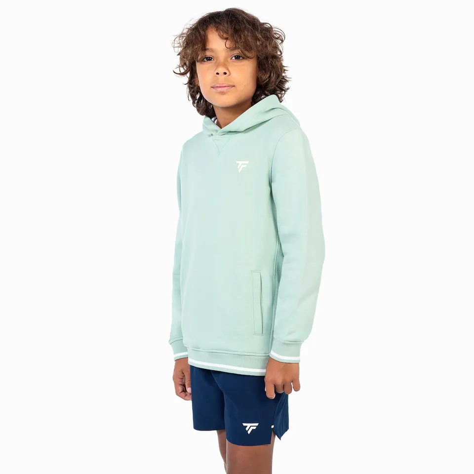 tecnifibre-sweat-terry-hoodie-sage-gar-on-felpa-tennis-bambino image 1