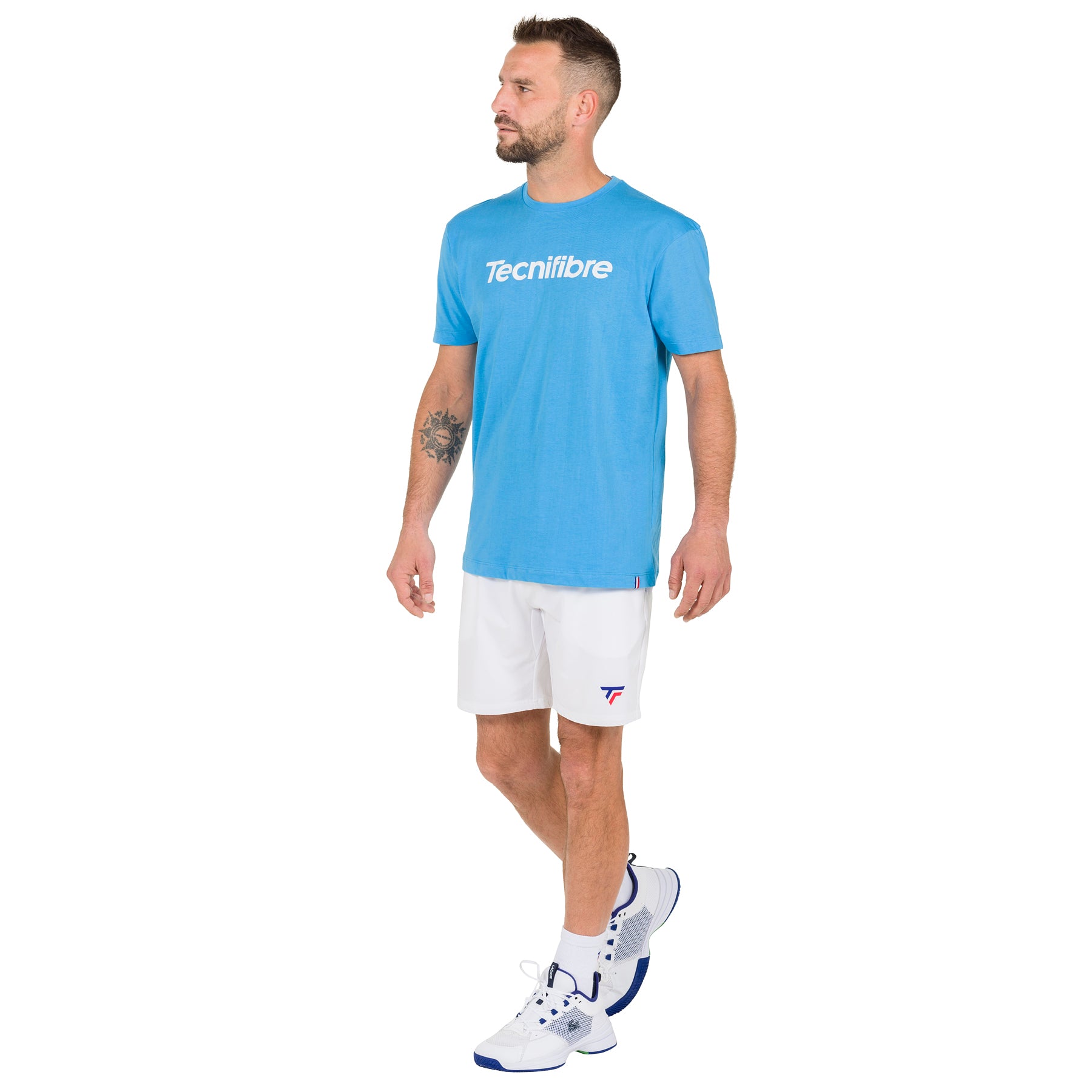 tecnifibre-team-cotton-tee-azur-uomo image 1