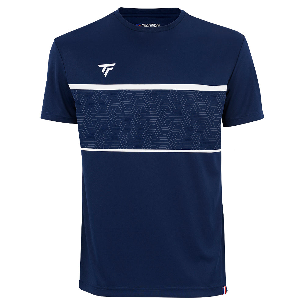 tecnifibre-team-tech-tee-marine-ragazzo-maglietta-tennis image 2