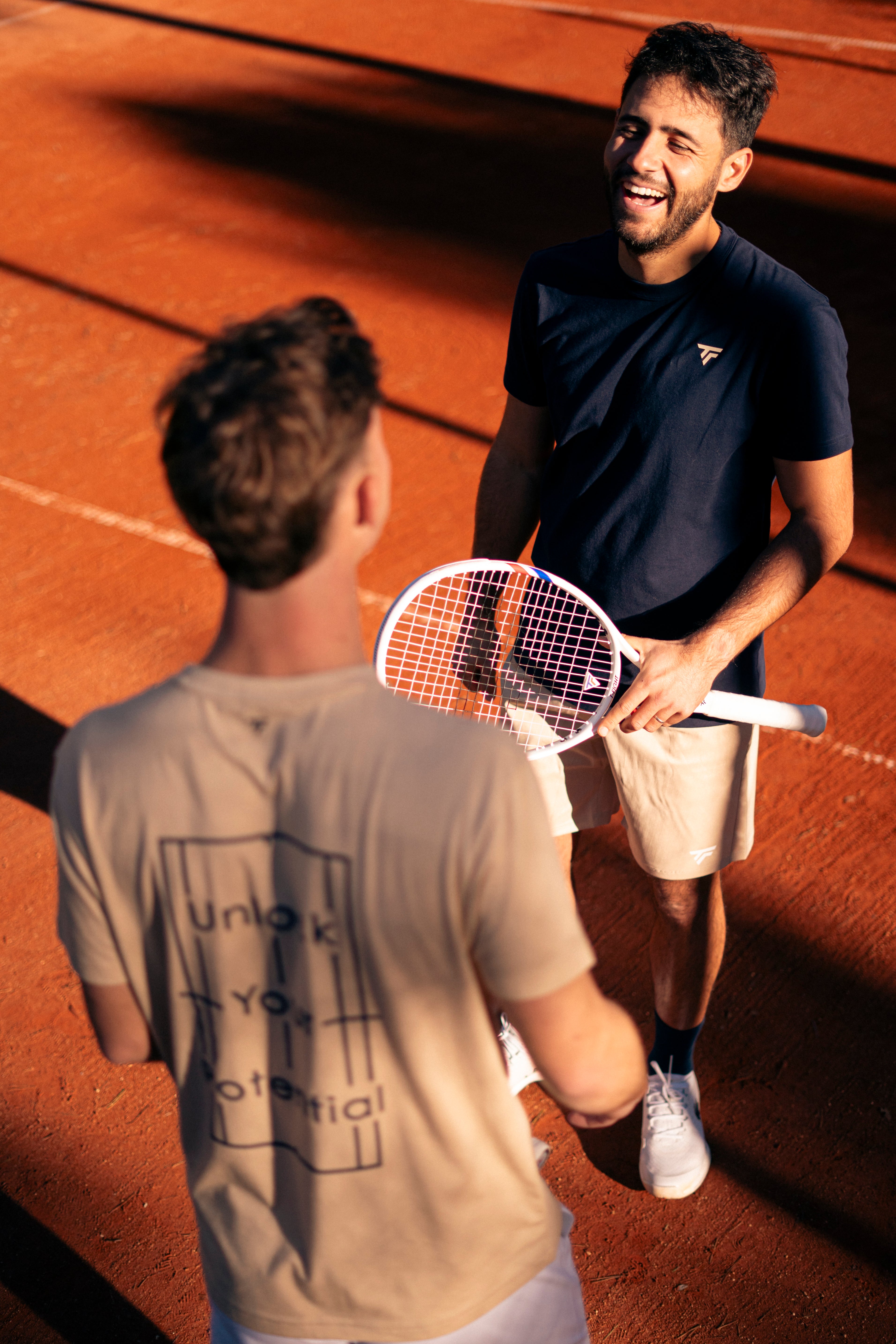 tecnifibre-graphic-tee-homme-sand-t-shirt-tennis-uomo image 3