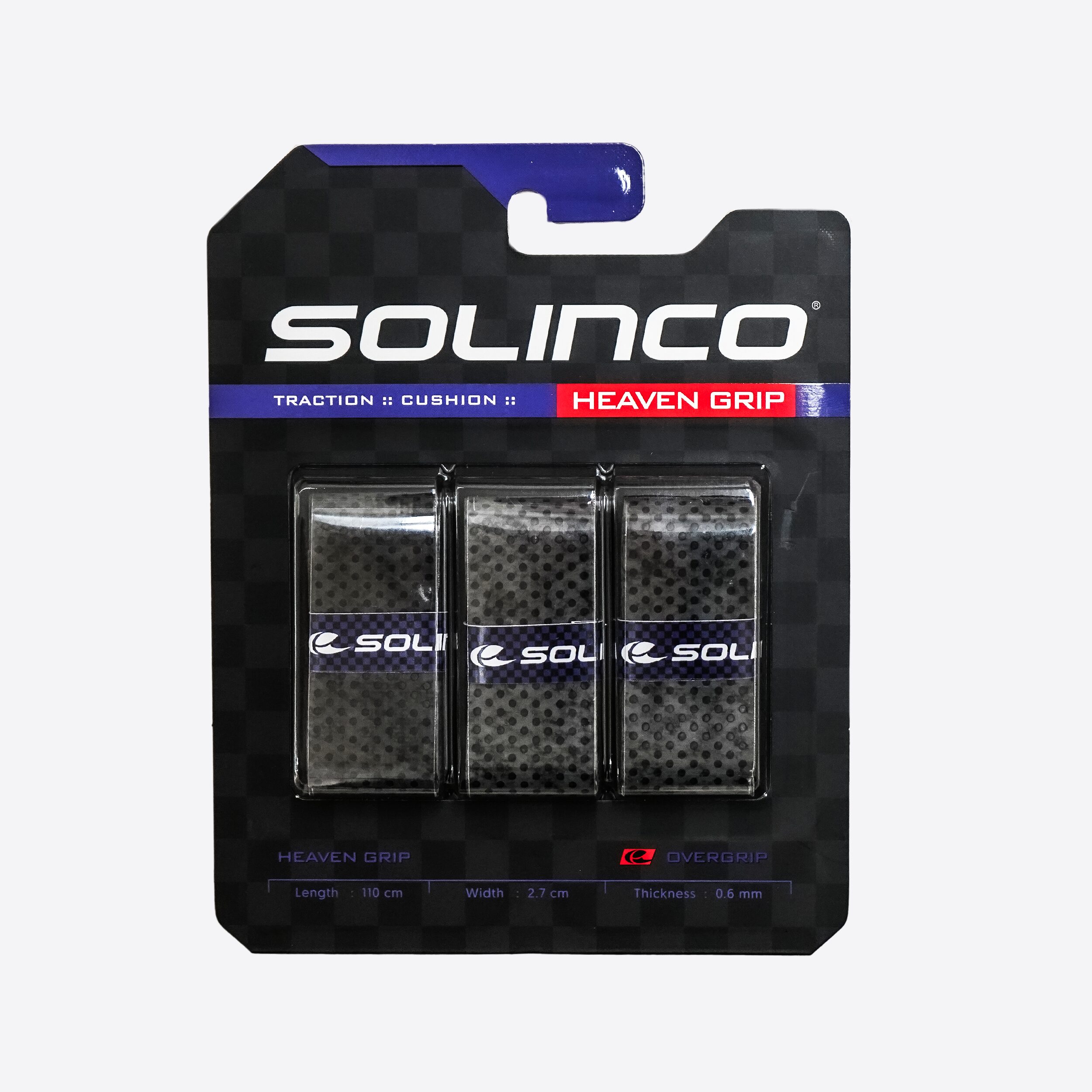 solinco-heaven-grip-overgrip-tennis-grigio-110cm image 1