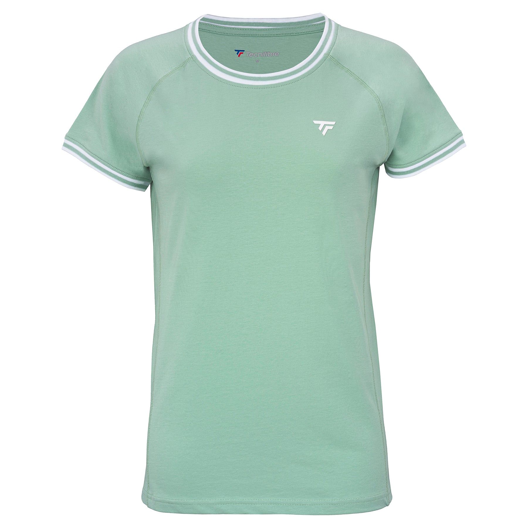 tecnifibre-stretch-tee-salvia-bambina-t-shirt-cotone-bio image 1