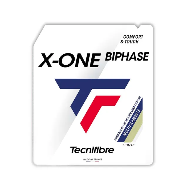 tecnifibre-x-one-biphase-beige-corda-tennis-multifilamento image 1