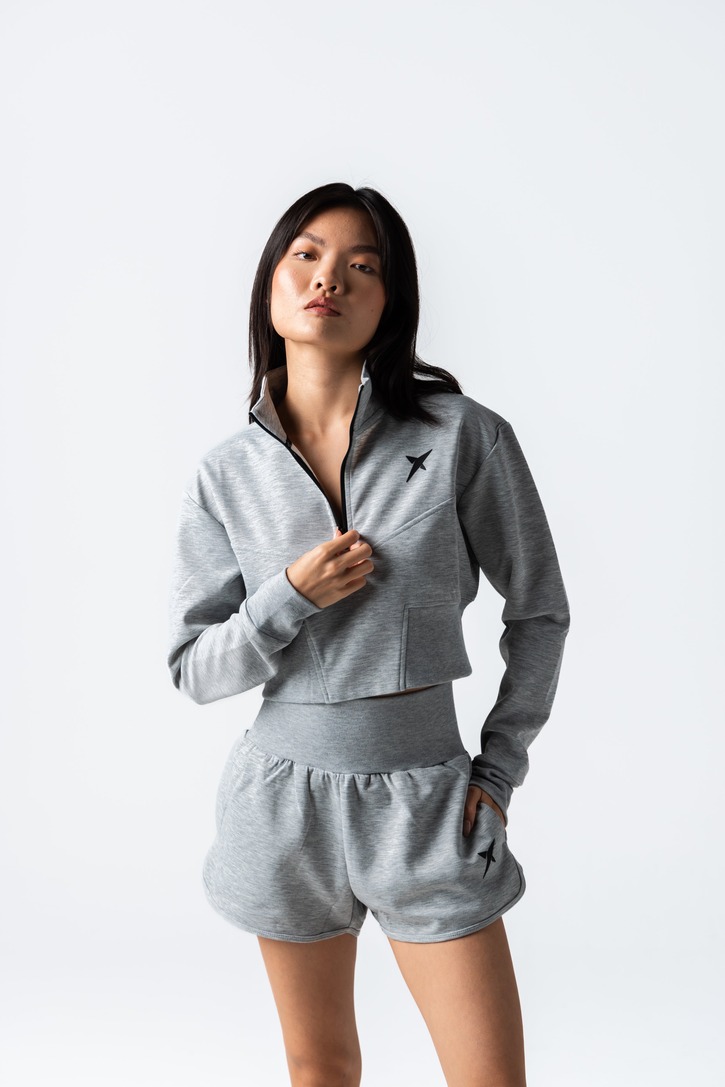drop-shot-flight-jacket-giacca-tecnica-padel-donna-cropped-air-layer image 2