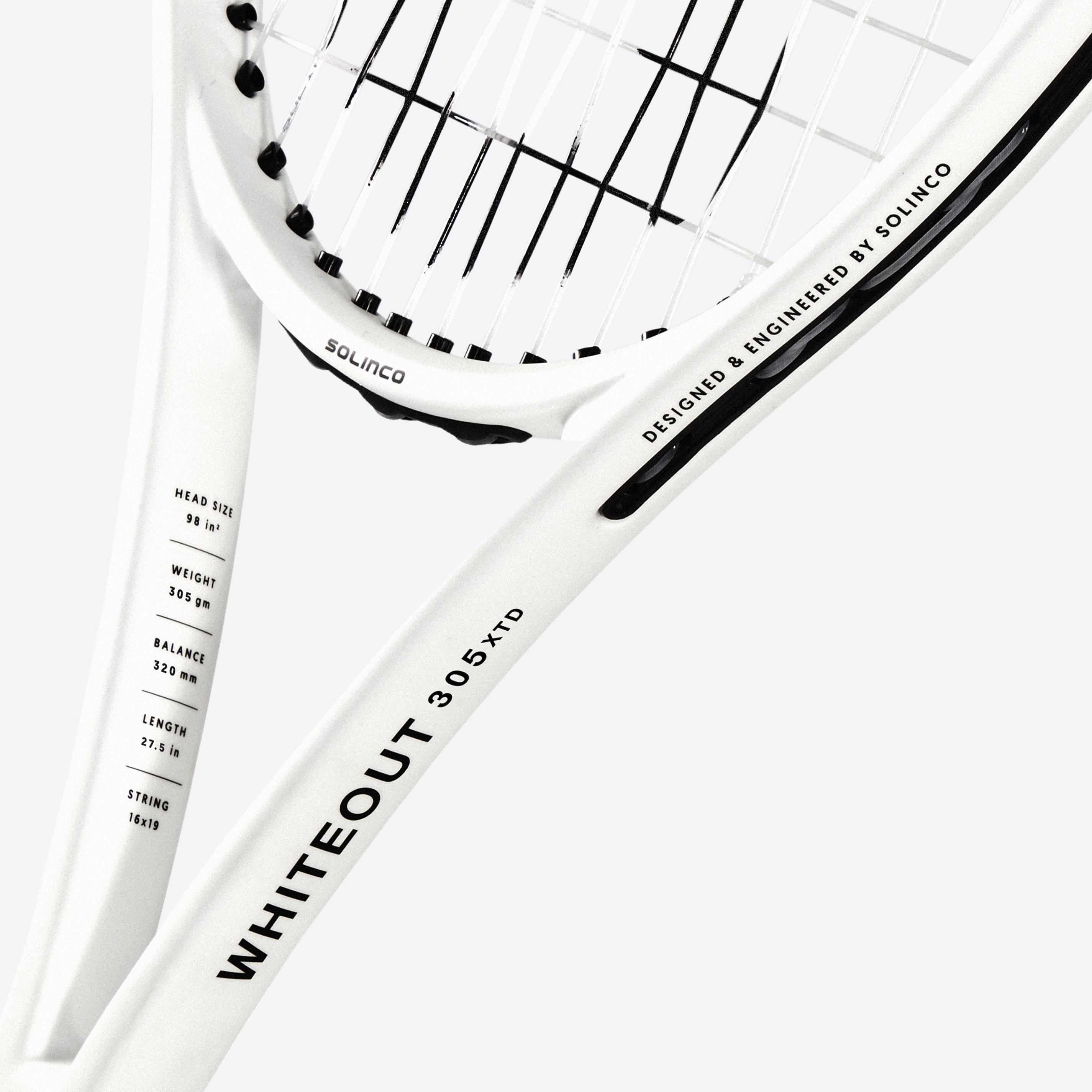 solinco-whiteout-v1-xtd-racchetta-tennis-98in-305g-27-5in image 2