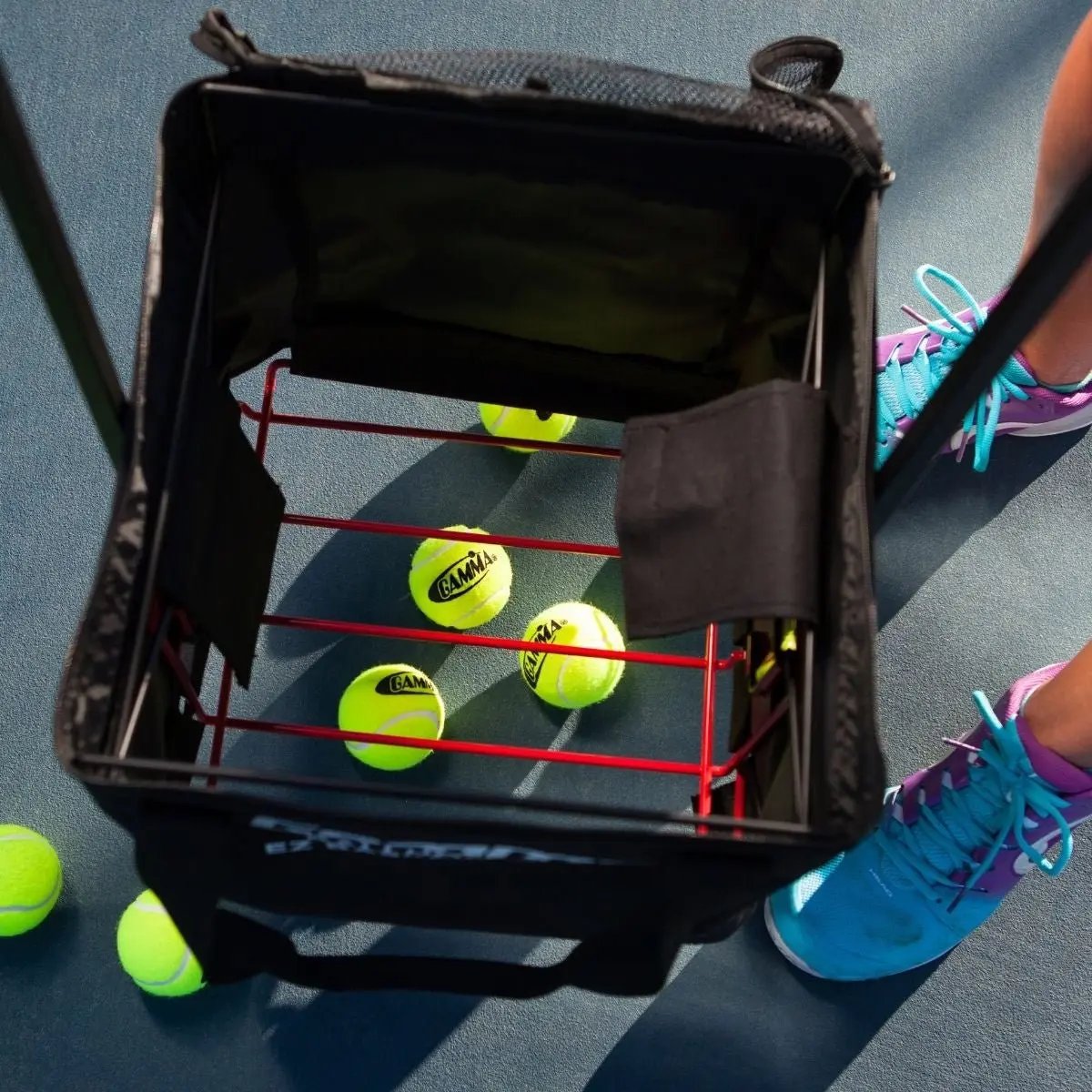 gamma-ez-basket-150-cesto-raccogli-palline-tennis-150-palline image 3