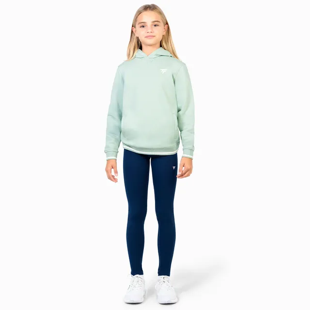 tecnifibre-terry-hoodie-sage-felpa-cappuccio-ragazza image 1