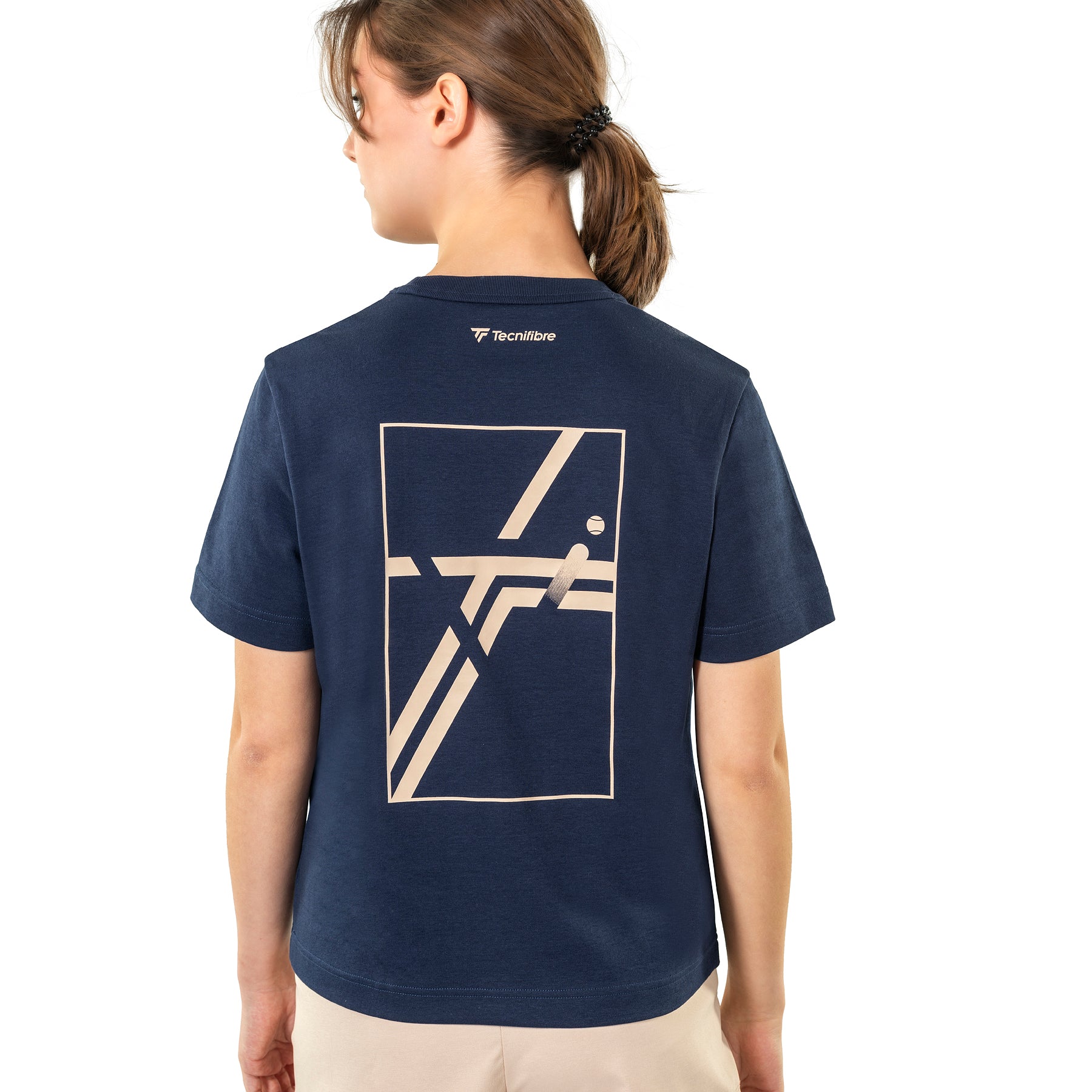 tecnifibre-graphic-tee-femme-marine-t-shirt-donna-oversize-in-cotone-bio image 5