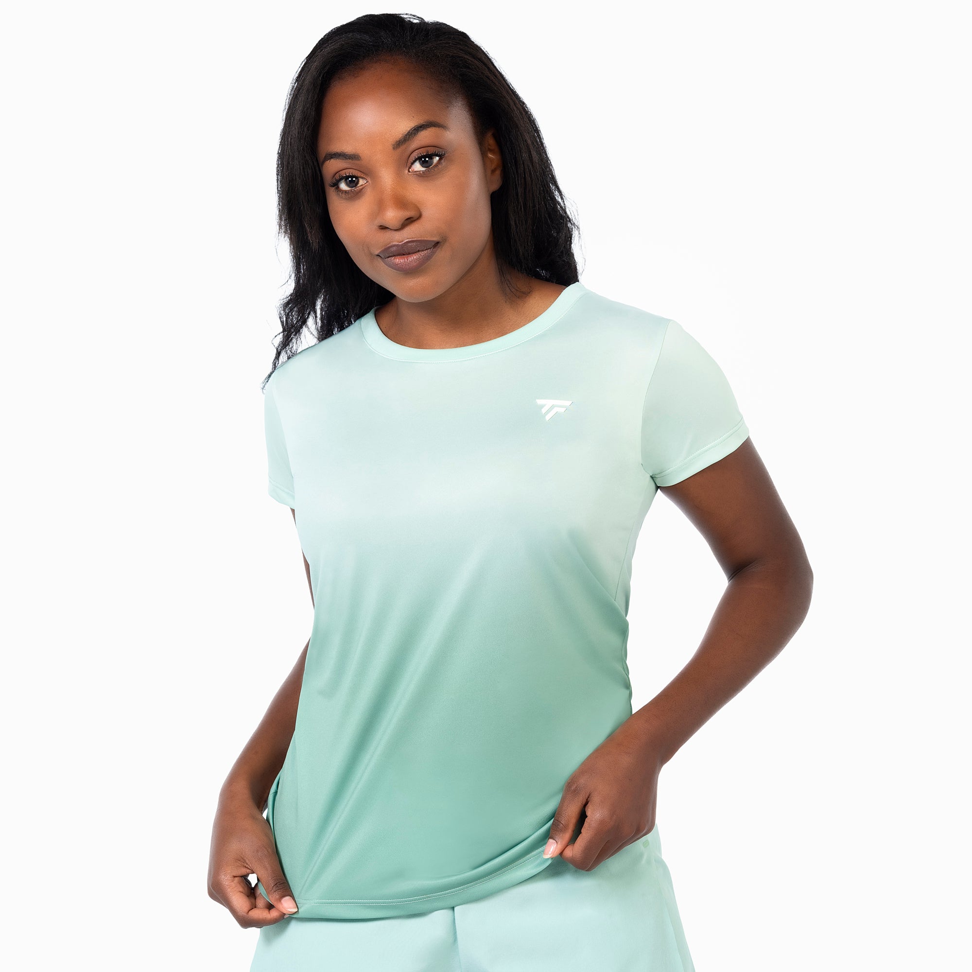 tecnifibre-x-loop-tee-sage-donna image 1