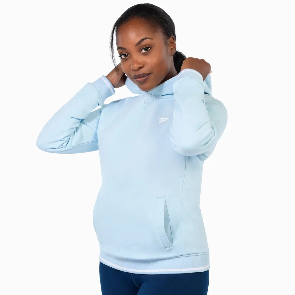 tecnifibre-terry-hoodie-glacier-donna-felpa-tennis-calda-con-tasche image 1