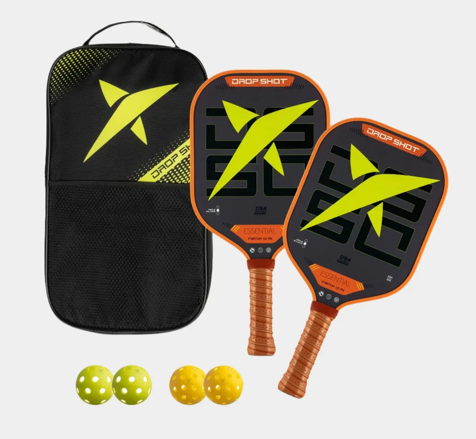 drop-shot-fortum-1-0-set-pickleball-2-racchette-4-palline-outdoor image 1