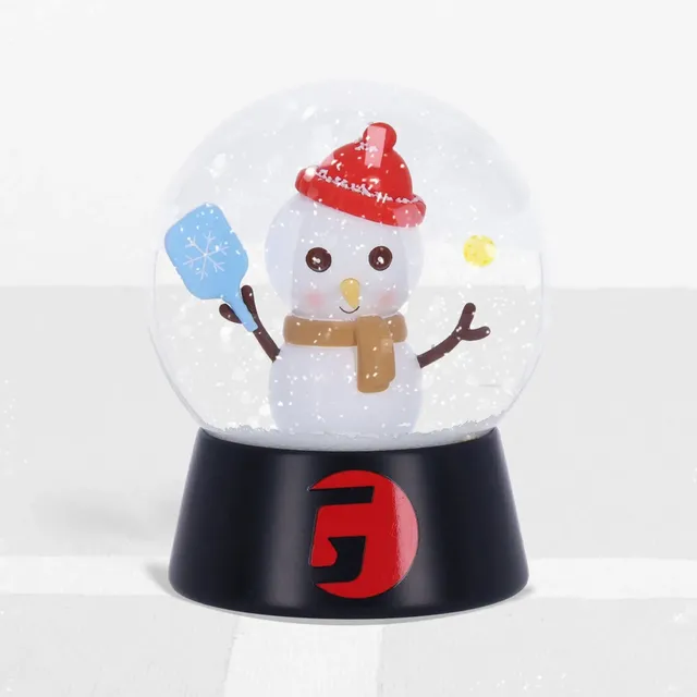 gamma-holiday-pickleball-snow-globe-palla-di-neve-decorativa image 1