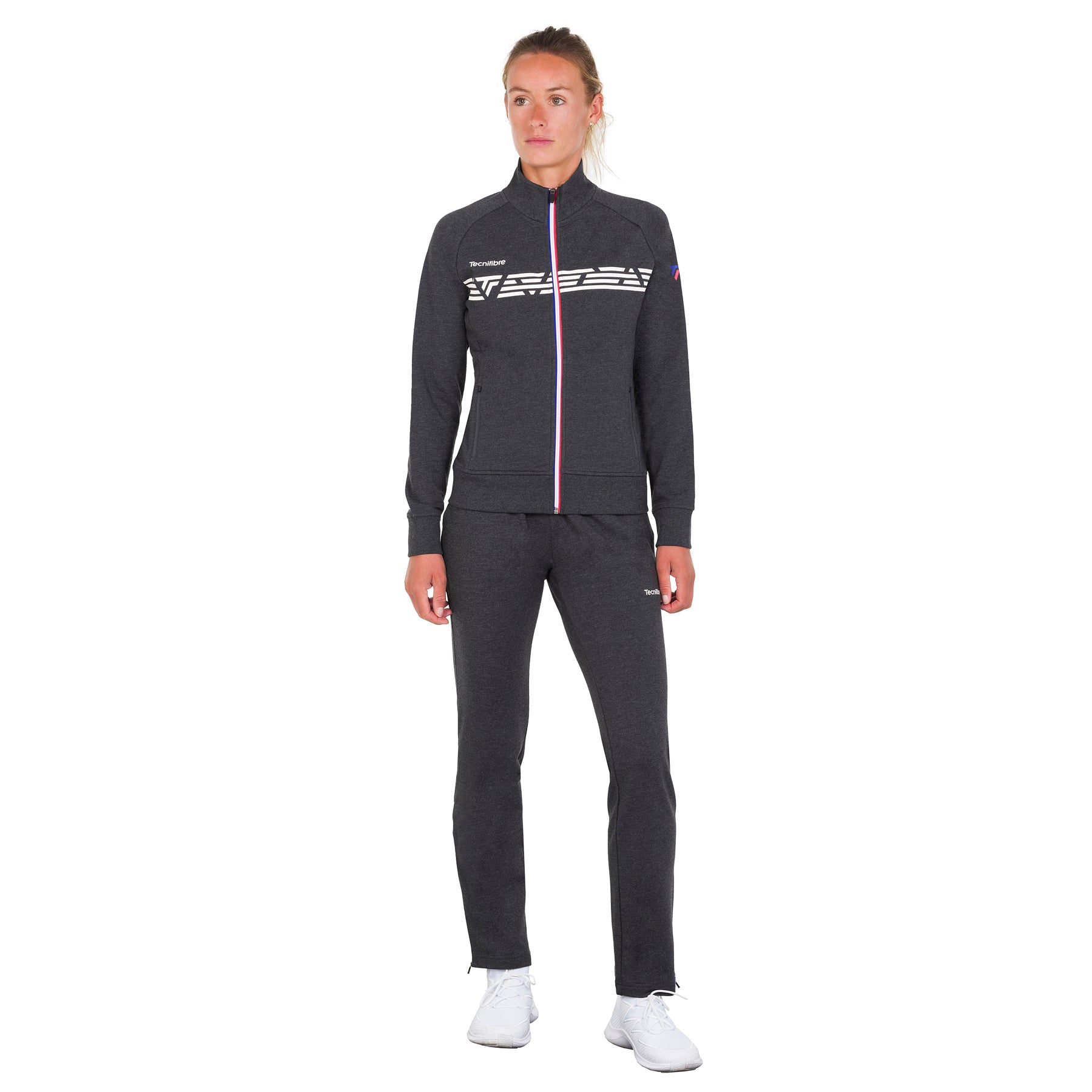 tecnifibre-lady-knit-pants-black-heather-pantaloni-tennis-donna image 1