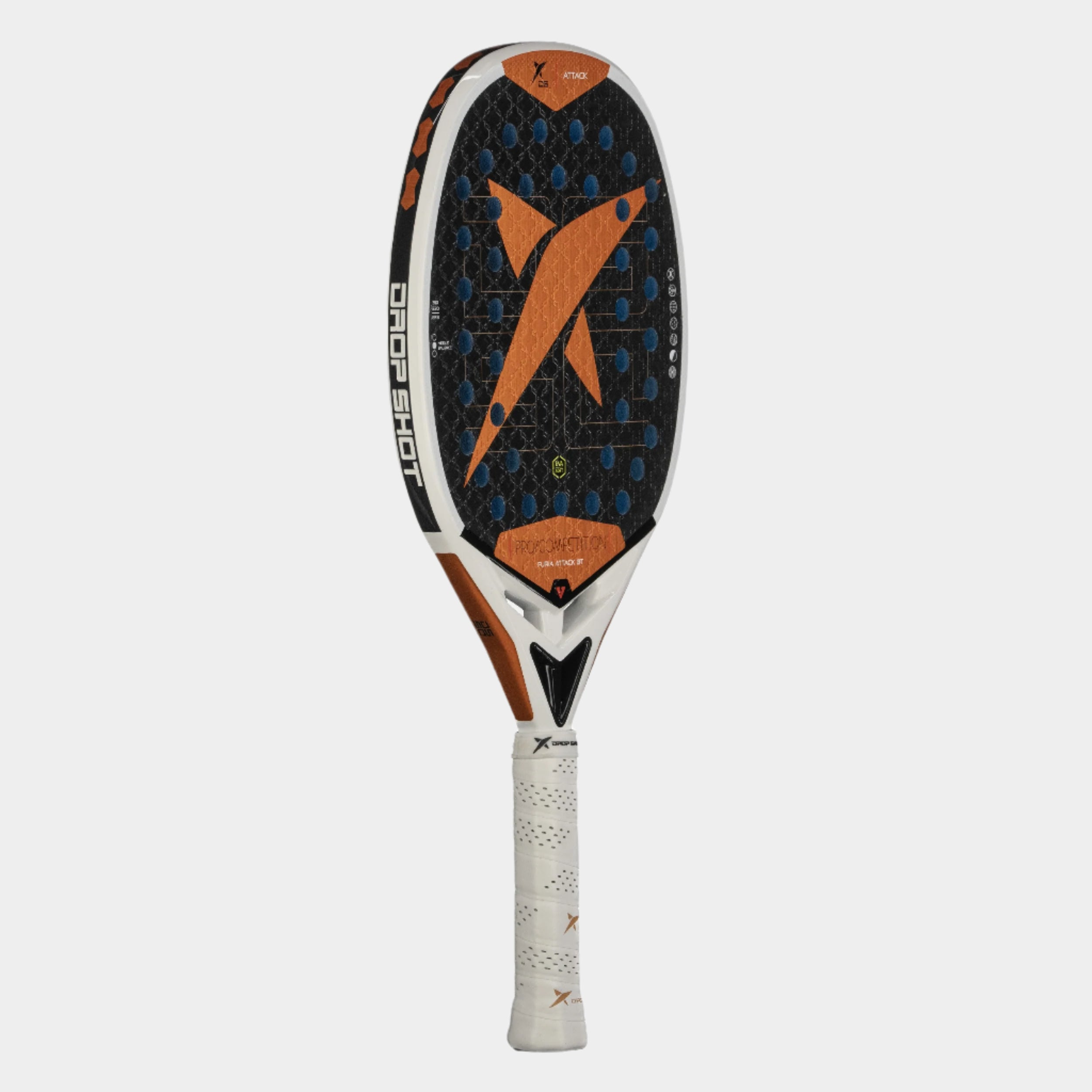 drop-shot-furia-attack-racchetta-beach-tennis-carbonio-12k image 2