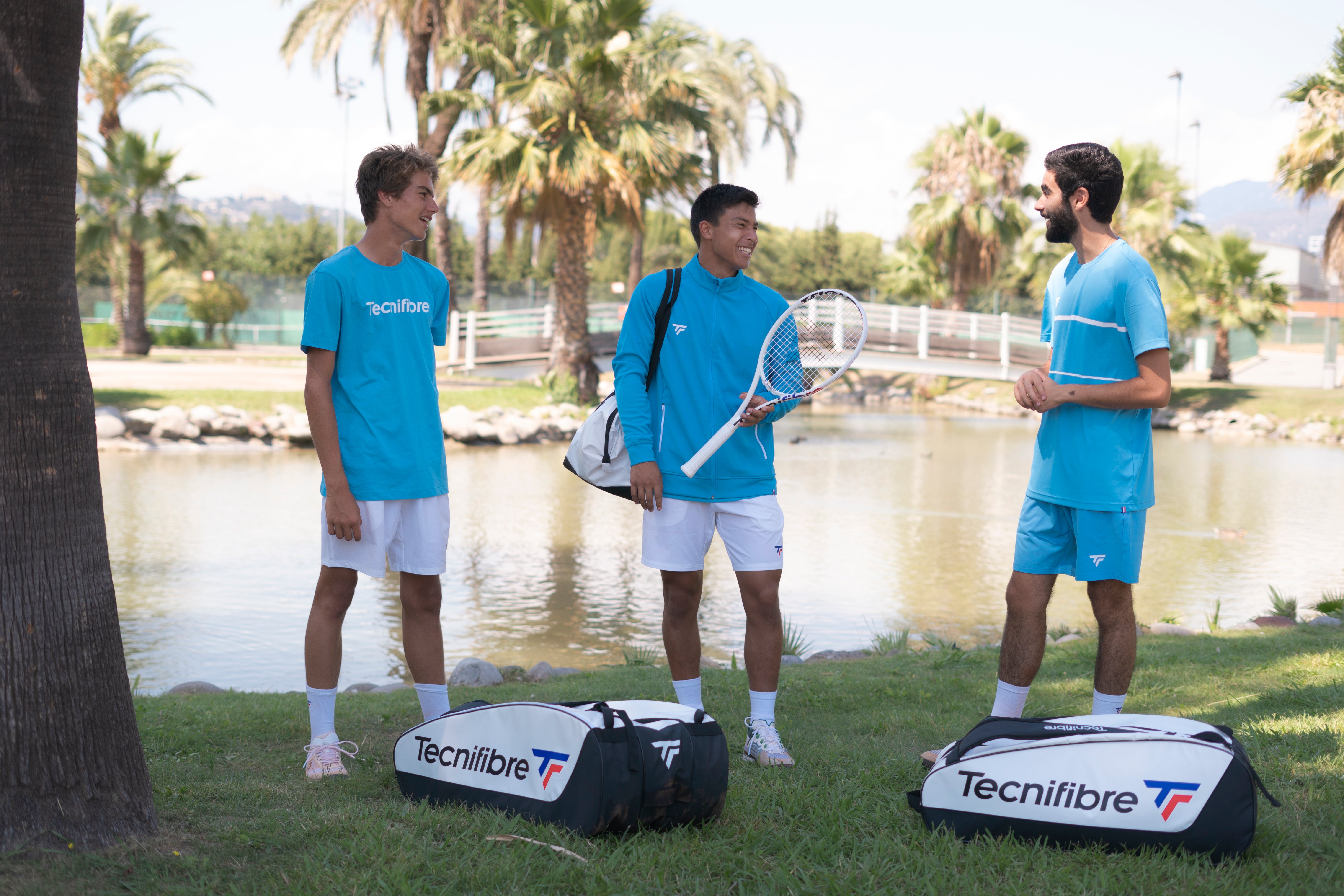 tecnifibre-team-cotton-tee-azur-uomo image 4