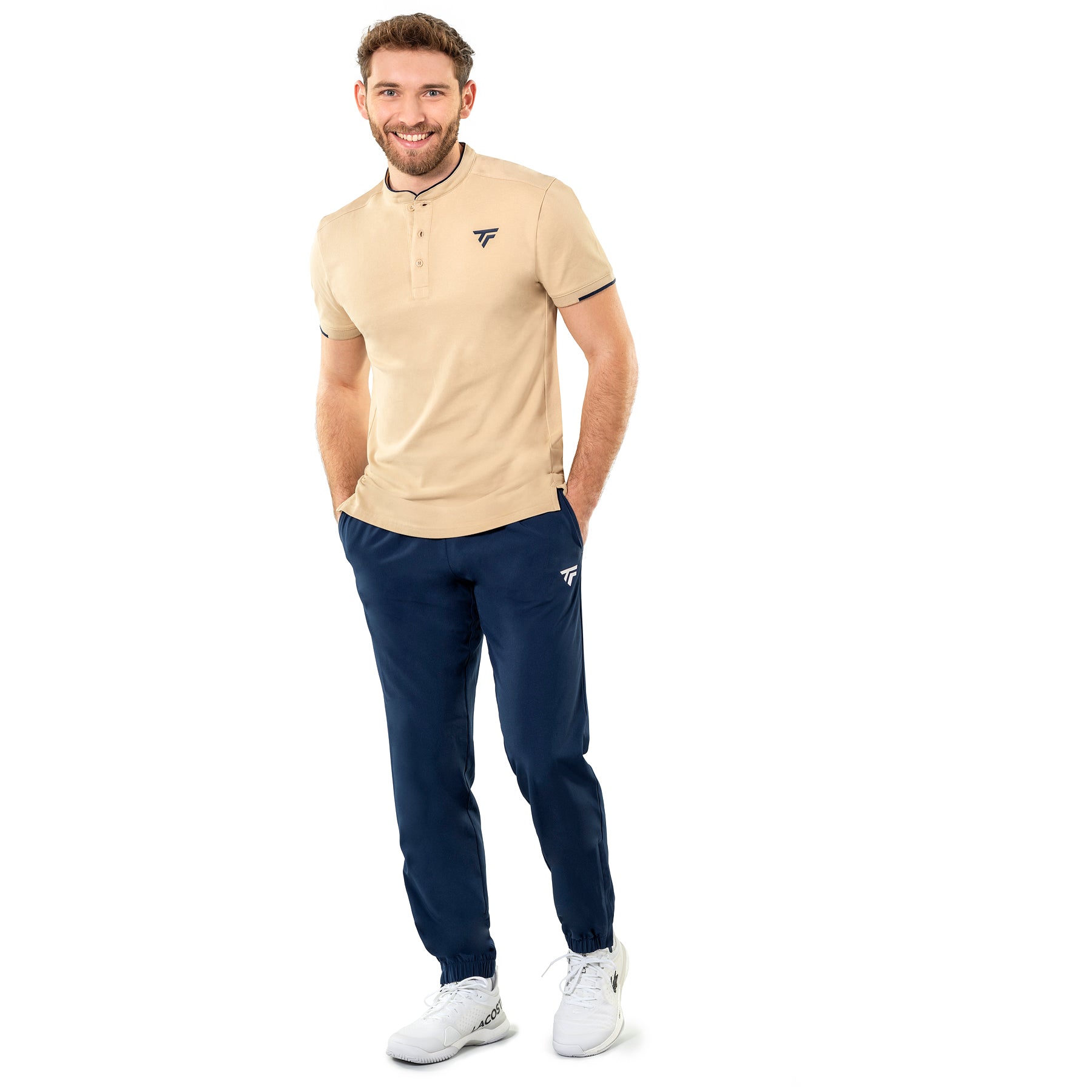 tecnifibre-polo-piqu-uomo-sand-outlet image 4