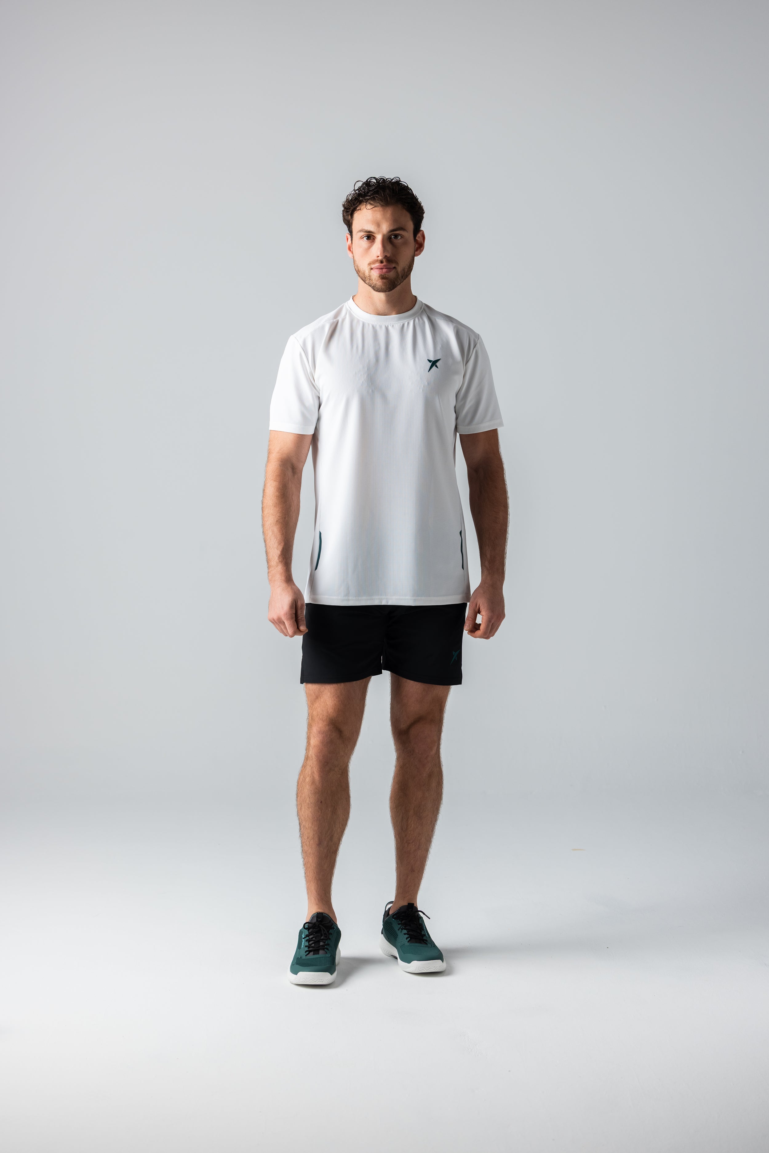 drop-shot-sanz-performance-t-shirt-padel-uomo-bianco-nero image 4