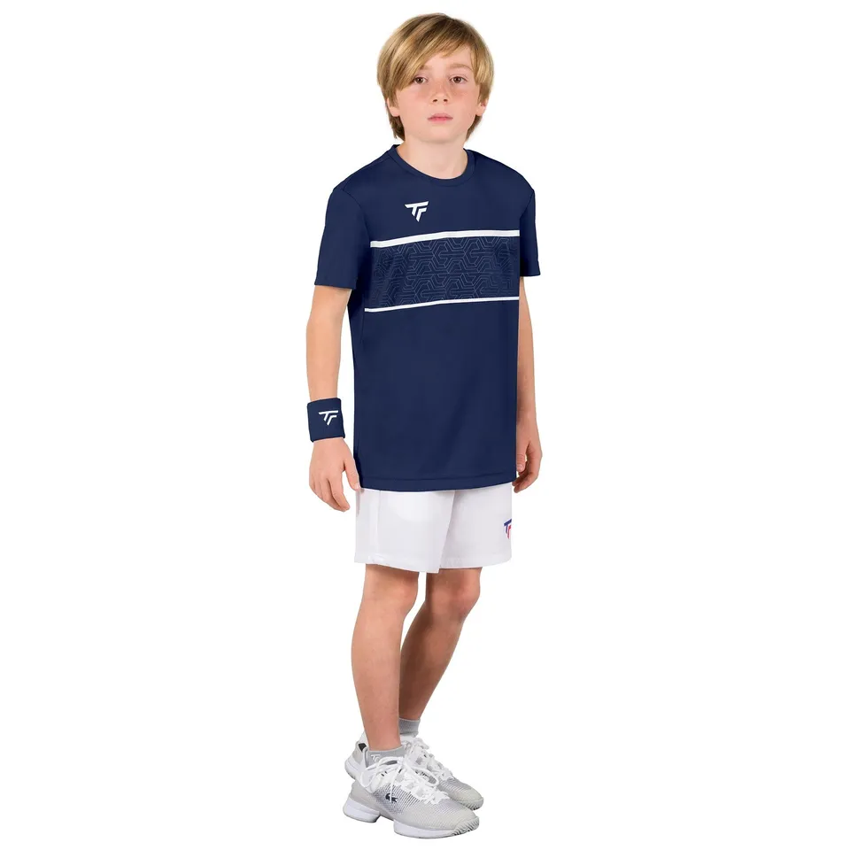 tecnifibre-team-tech-tee-marine-ragazzo-maglietta-tennis image 1