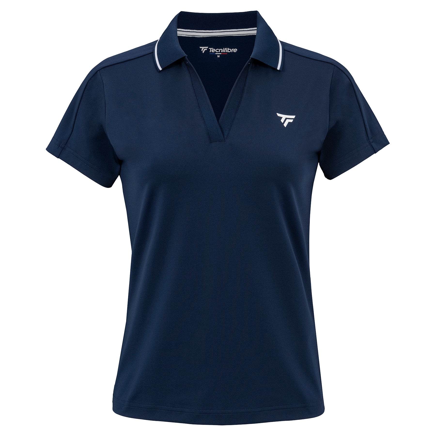 tecnifibre-tech-polo-blu-marino-bambina-polo-tennis image 3