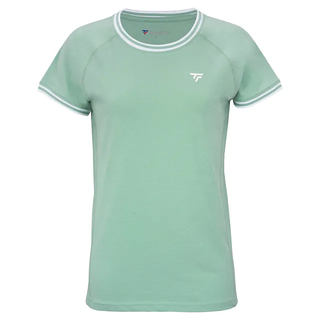 tecnifibre-stretch-tee-salvia-bambina-t-shirt-cotone-bio image 1