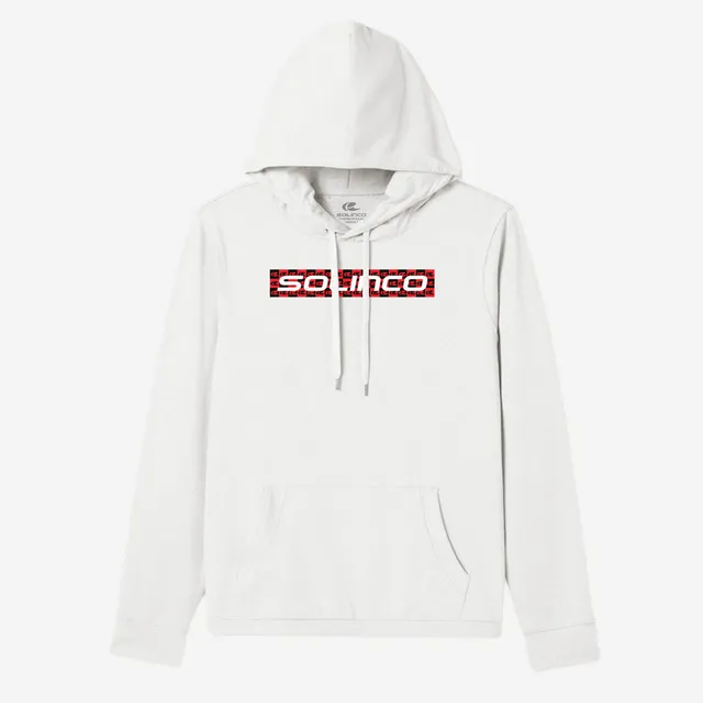 solinco-checkered-felpa-hoodie-cotone image 1