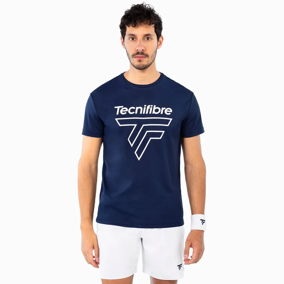 tecnifibre-team-corpo-tee-blu-marino-uomo-t-shirt-tennis image 1
