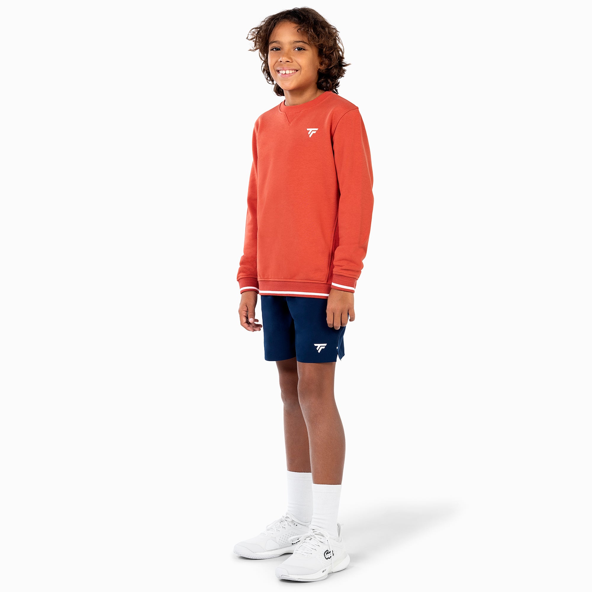 tecnifibre-terry-sweater-terracotta-gar-on-felpa-tennis-ragazzo image 1