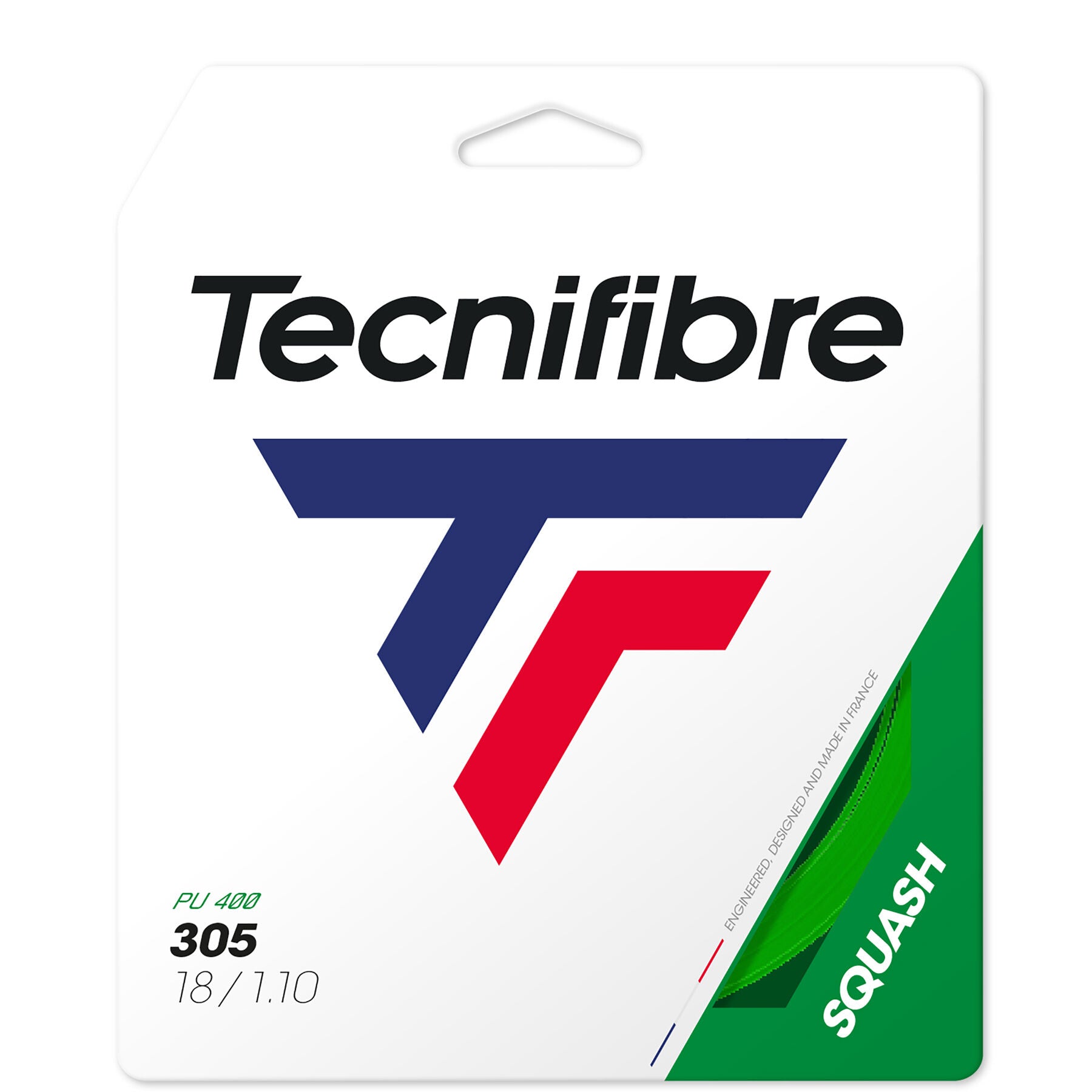 tecnifibre-305-squash-verde-matassina-corde-squash image 1