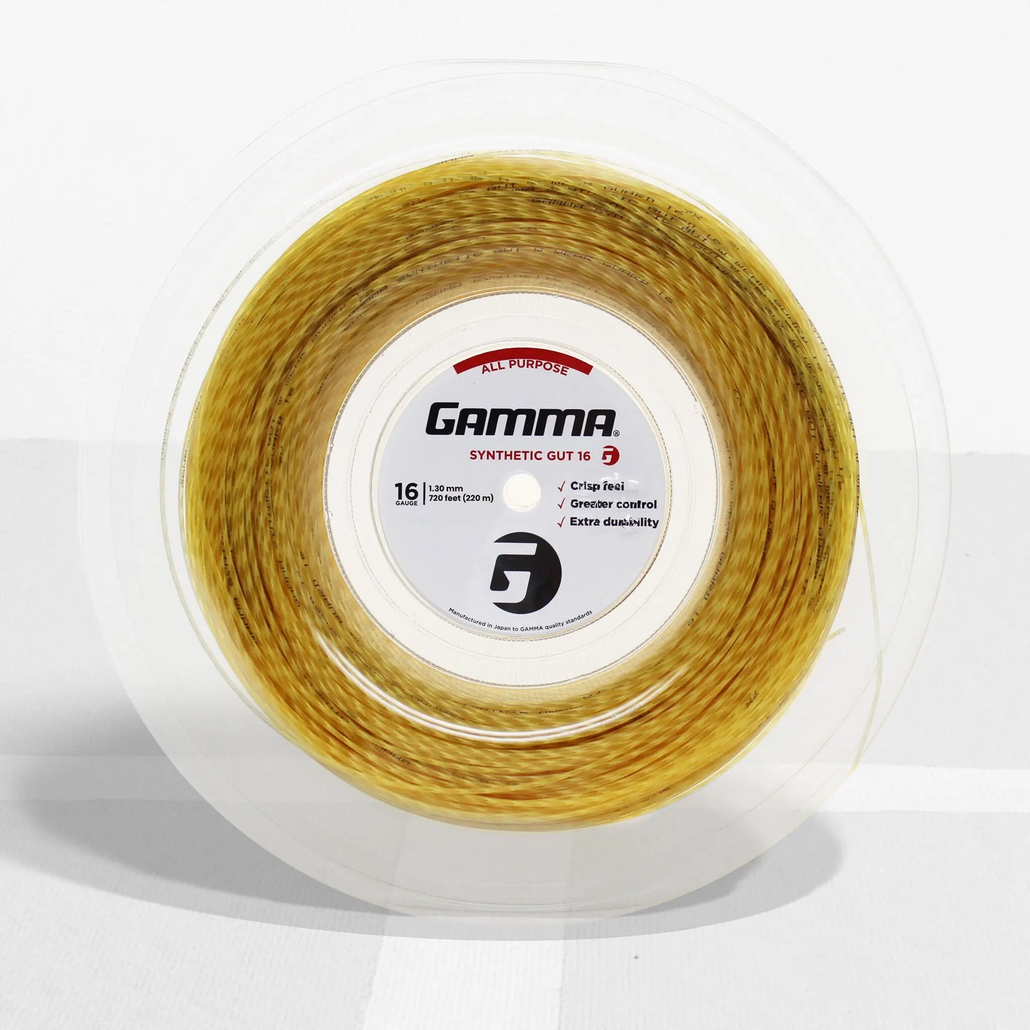 gamma-synthetic-gut-reel-matassa-corde-tennis-200m image 1