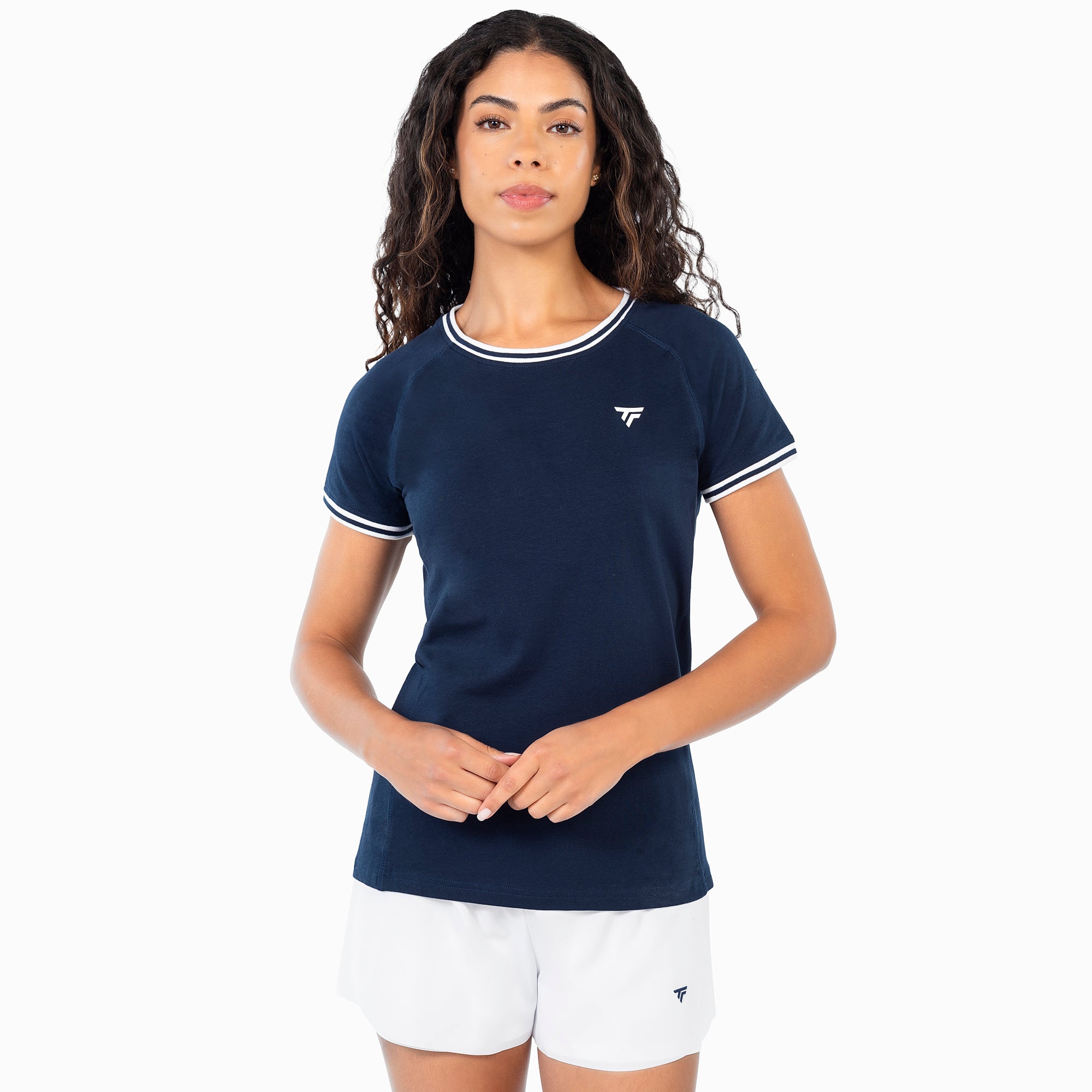 tecnifibre-stretch-tee-marine-femme-t-shirt-donna image 2