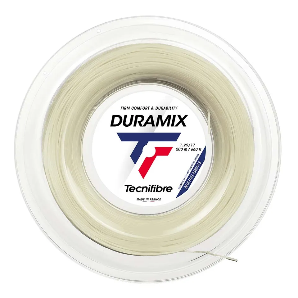 tecnifibre-duramix-hd-beige-bobina-corda-tennis image 1