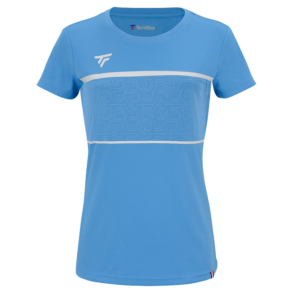 tecnifibre-team-tech-tee-azur-t-shirt-tennis-donna image 2