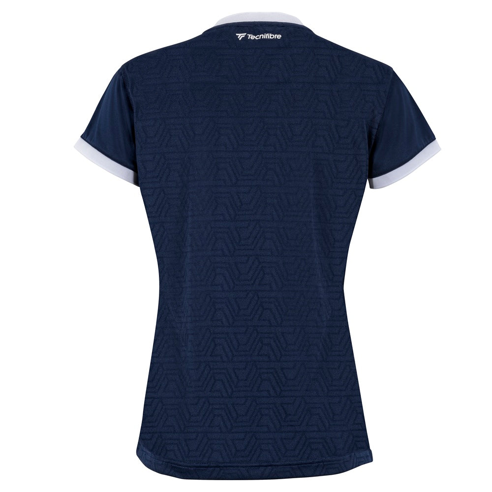 tecnifibre-team-mesh-polo-marine-polo-tennis-donna image 2