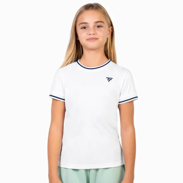 tecnifibre-tech-tee-t-shirt-bambina-bianco image 1