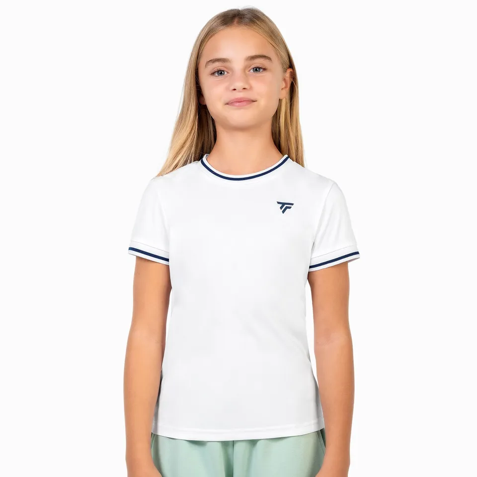 tecnifibre-tech-tee-t-shirt-bambina-bianco image 1