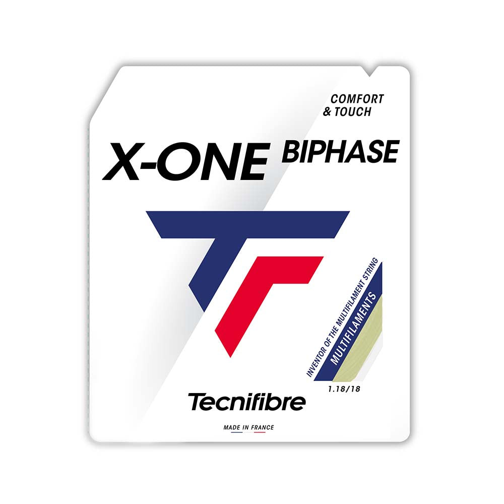 tecnifibre-x-one-biphase-beige-corda-tennis-multifilamento image 1